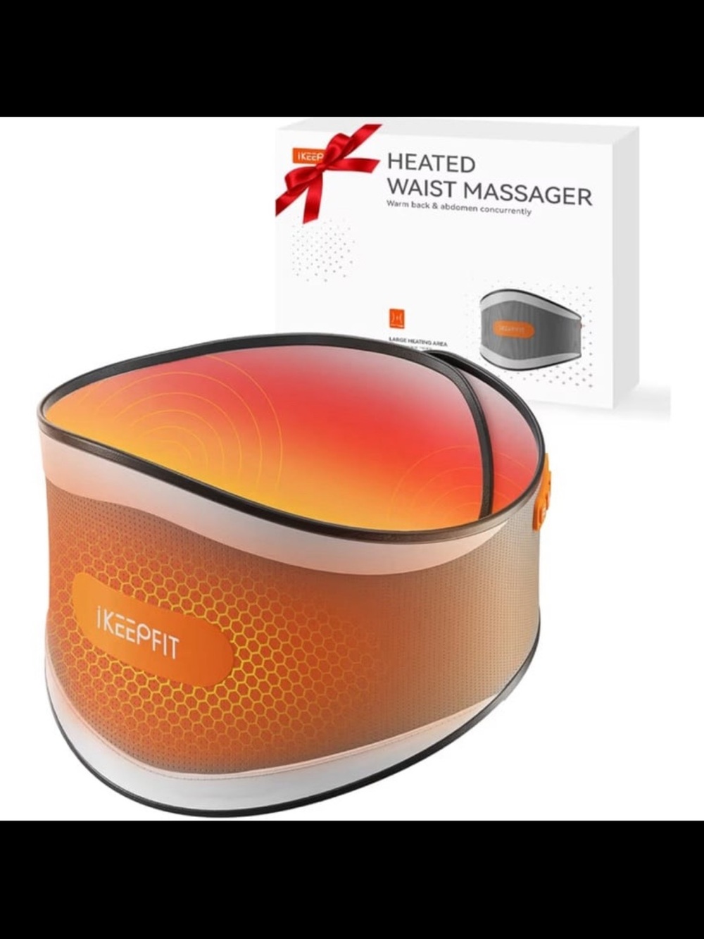 IKEEPFIT Portable Heat Belt with Massage